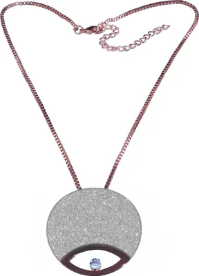 Produktbild von Kurze Kette Una mit Glitzerscheibe von collezione alessandro