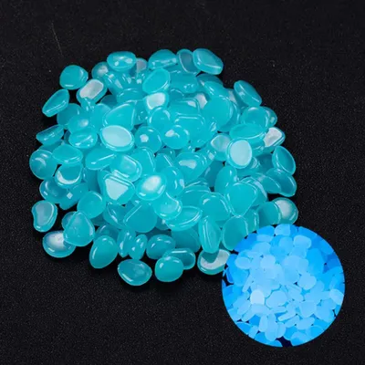 Produktbild von Glow In The Dark Kieselsteine - Leuchten - 100 Stück - Steine - DIY
