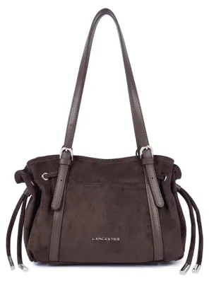 Image de Lancaster Sac cabas épaule Zippé M Velvet Emma Marron