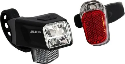 Image de Phare Led Büchel "Ahead 35 + feu arrière Z-Fire Micro - noir