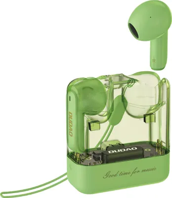 Zdjęcie produktu dla Dudao U18Pro Bluetooth 5.3 TWS - Zielone Słuchawki KP38024