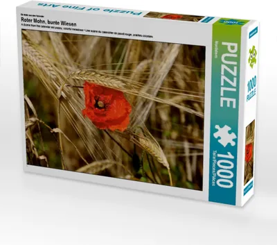 Produktbild von Calvendo Ein Motiv aus dem Kalender Roter Mohn, bunte Wiesen 1000 Teile Puzzle quer 640x480mm, CALVENDO; 7359901