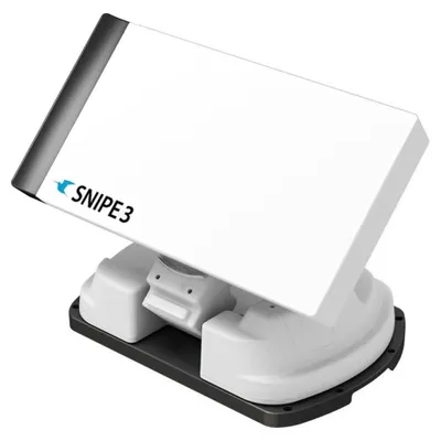 Obrázok produktu pre Selfsat Snipe 3, 10,7 - 12,75 GHz, 37 dBi, Horizontálna/vertikálna polarizácia, 15 - 90°, Čierna, Biela, 8 používateľ / -ov