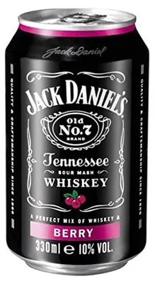 Image de Jack Daniels Berry Tennessee Whiskey avec une note sucrée 330ml