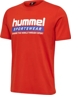 Produktbild von hummel hmlLGC CARSON T-SHIRT - ORANGE.COM - S