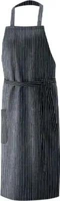 Zdjęcie produktu dla Exner 141 | Fartuch ogrodniczki XXL 100 x 100 cm - Kolory można prać w temperaturze do 60 °C - Kolor: Czarny Pinstripe - Rozmiar: 100 x 100 cm
