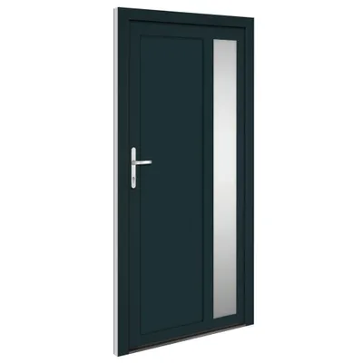 Immagine prodotto di vidaXL Porta d'ingresso antracite 108x208 cm PVC