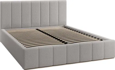 Produktbild von FEDVE Polsterbett Doppelbett Handorf Schlafzimmer Bett Bettkasten 200x200 cm Hellgrau (Anthology 15)