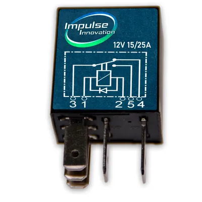 Produktbild von Mikro Relais | 5-polig | Wechsler (CO) | 12V | 15A/25A | mit Diode