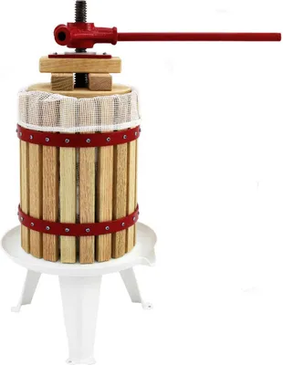 Immagine prodotto di KuKoo: tritatutto per frutta e bacche, tritatutto per frutta, sminuzzatore e 18 litri - set composto da spremiagrumi, spremi-bacche, torchio per vino, spremi-frutta e estrattore di succo