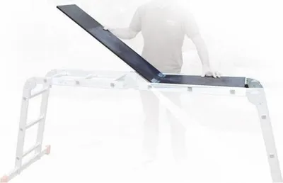 Image de Plateau Pliable Bois Facal Stabilité Et Sécurité Pour échelle Pliable - Facal