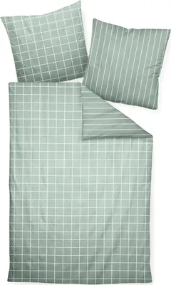 Produktbild von Janine Mako-Satin Kissenhülle Kiss.  40x80 1 teilig  modernclassic 39025-46-602 salbeigrün