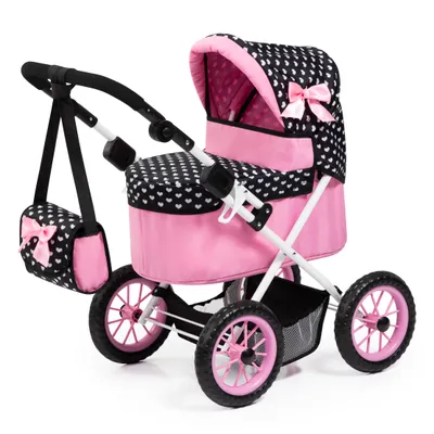 Produktbild von Bayer Design 13060AA Puppenwagen Trendy, verstellbarer Griff, zusammenklappbar, Umhängetasche