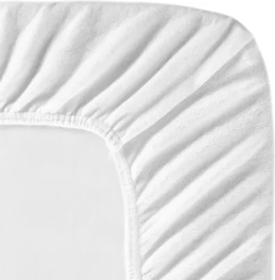 Produktbild von Cinderella - Molton Spannbettlaken für Double Split-Topper (bis 15 cm) - 180x200/210 cm - White