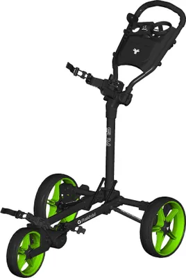 Produktbild von Fastfold Slim Golftrolley - Golfwagen - Schwarz Grün