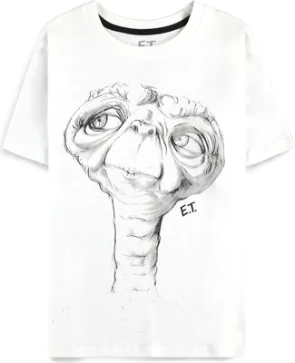 Produktbild von Difuzed - T-Shirt Damen - E.T. (weiß) Shirt S