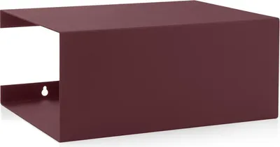 Obrázek produktu pro ReCollector BoxShelf, Police, Montované na zeď, Ocel, Červená, Ložnice, 2 police/polic