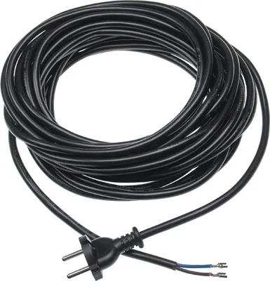 Produktbild von vhbw Stromkabel kompatibel mit Miele S8730, Tango Plus, S8340 Staubsauger - 10 m Kabel 2000 W