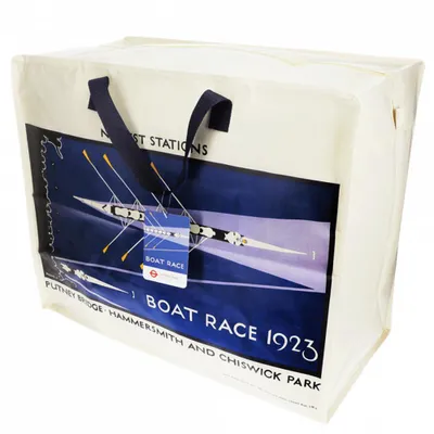 Produktbild von Rex London XXL Aufbewahrungstasche Vintage Poster Boat Race ca. 55x48x28 cm Riesentasche