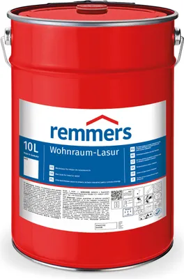 Produktbild von Remmers Wohnraum-Lasur weiß 10 l, Holzlasur innen