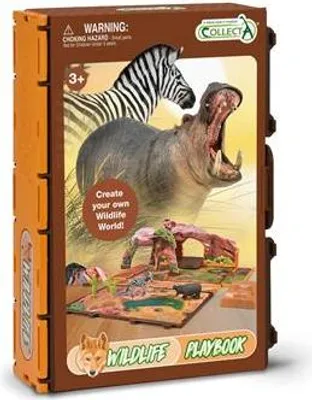 Image de COLLECTA Livre sur les animaux Set de jeu - Animaux sauvages