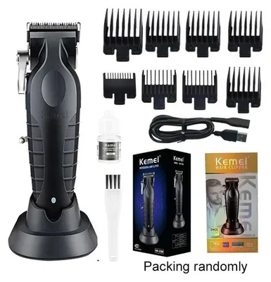 Produktbild von Haartrimmer - KM-2296NEW - Professioneller wiederaufladbarer Haarschneider - USB-C Ladung - Einstellbare Schnittlänge - Für Bart und Haare