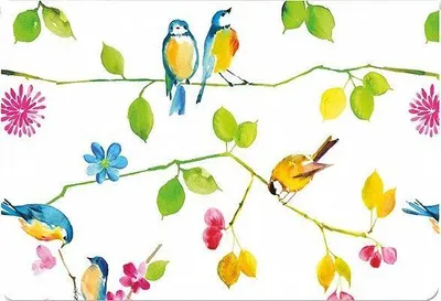 Produktbild von Watercolor Birds Note Cards