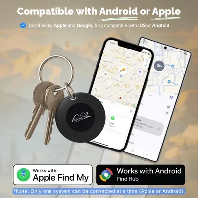 Produktbild von Lifemate Life Tag Duo – Schlüsselfinder, kompatibel mit iOS oder Android, 2er-Pack