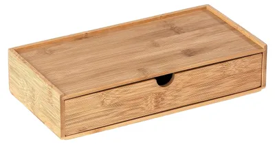 Obrázok produktu pre Omgoods – Organizér z bambusu s 3 priehradkami do kúpeľne