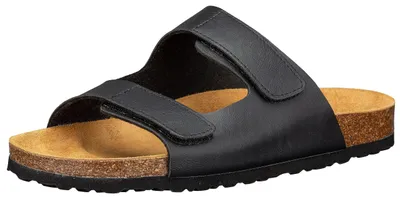 Produktbild von Lico Herren Bioline Man Hausschuhe, Schwarz, Velcro, 50 EU