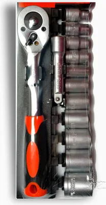 Produktbild von Steckschlüsselsatz Schrauberbit-Set 13 tlg. Cr-V