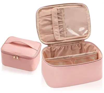 Immagine prodotto di Borsa impermeabile per il trucco, grande, con maniglia