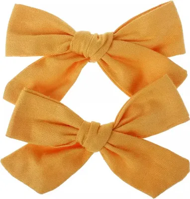 Produktbild von Haarspangen Schleifchen - Orange für Mädchen KP19300