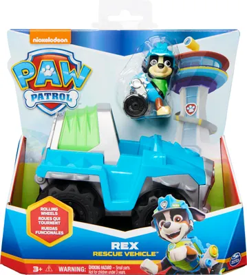 Obrázok produktu pre PAW Patrol PAW VHC BscVhcl LwPrc Rex GML, Auto, 3 rok / roky, Plast, Viacfarebný