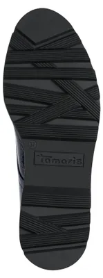 Produktbild von Tamaris Damen Schnürschuh Derby mit profilierter Plateausohle 1-23605-41, Größe:36 EU, Farbe:Blau