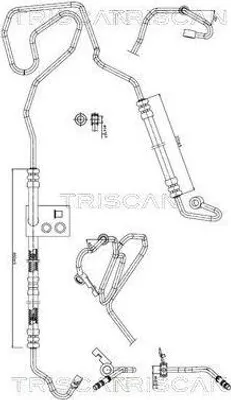 Produktbild von TRISCAN 8516 29071 Servoleitung für VW Golf IV Schrägheck (1J1) von Hydraulikpumpe nach Lenkgetriebe