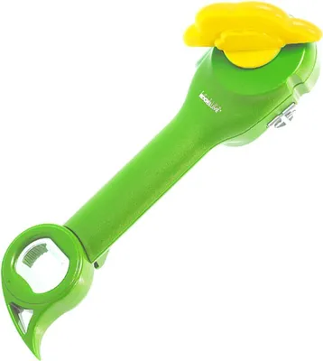 Produktbild von Kochblume Dosenöffner 5-in-1 limette  Kunststoff, Edelstahl 22934.02