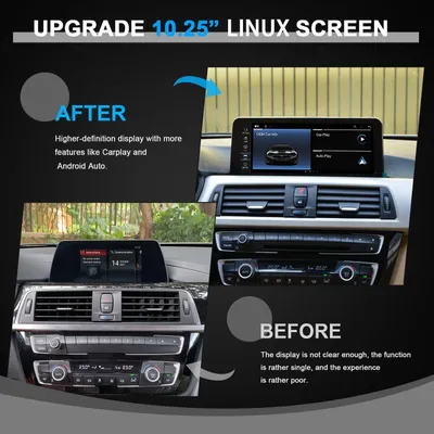 Image de Écran de surveillance Android Carplay - Écran multimédia - Écran pour voiture - Système de navigation tactile - 10,2 pouces, HD, IPS