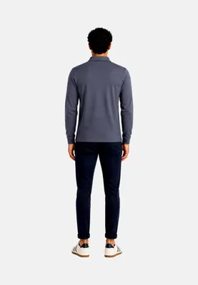 Imagen del producto de Camiseta polo de manga larga Ragman con cuello polo