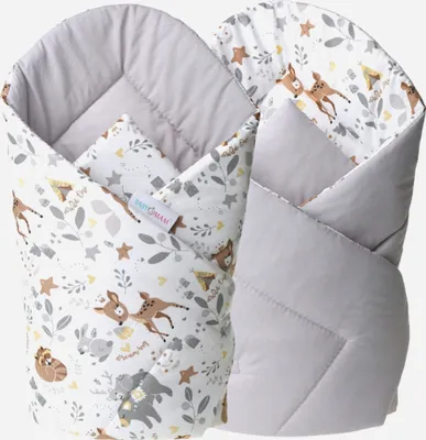 Obrázek produktu pro Oboustranná zavinovačka pro miminka 80x80 cm Srnky