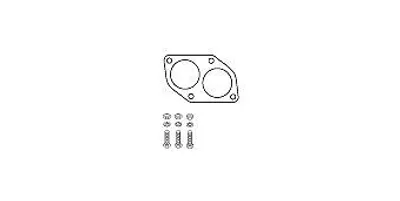 Produktbild von HJS Montagesatz Katalysator 82 14 0552 für OPEL Omega B Limousine (V94)
