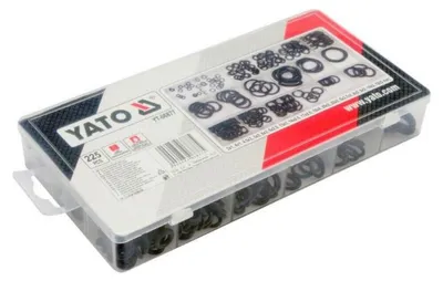 Productafbeelding van Yato YT-06877, Afstandsring, Rubber, Zwart, Rond, 225 stuks, Doos