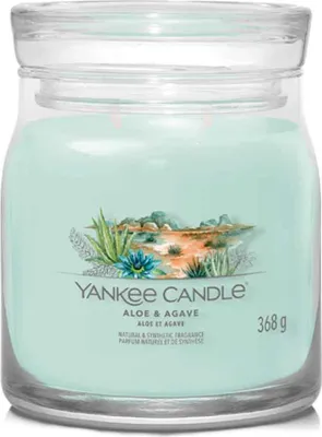 Zdjęcie produktu dla Yankee Candle - Aloe & Agave Signature Candle ( aloes i agawa ) - Świeca zapachowa 368.0g