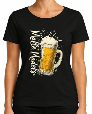 Productafbeelding van Leuke meiden, Mallorca, feestvakantie, bier, vrijgezellenfeest, Ballermann, dames T-shirt, zwart, maat M