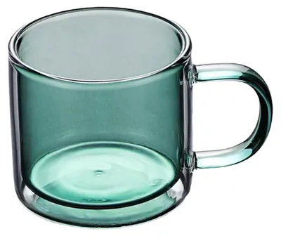 Obrázek produktu pro 1 skleněných hrnků na kávu, 250 ml, dvoustěnné termosklenice na espresso, latte, cappuccino, vyrobené z borosilikátového skla
