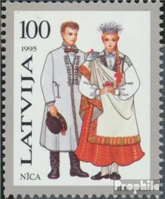 Produktbild von Briefmarken Lettland 1995 Mi 408 (kompl.Ausg.) postfrisch Trachten