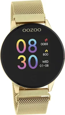 Produktbild von Oozoo Metall Damen Uhr Multifunktion Armband gold Oozoo Smartwatches D2UOQ00121