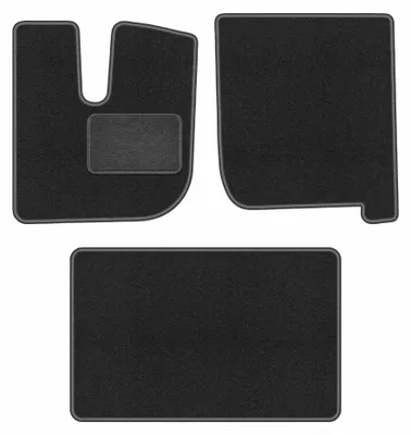 Immagine prodotto di Tappetini in moquette per Iveco Stralis 2013-2019 (commerciale) – set 4 pezzi, grigio grafite, su misura – Wielganizator LUX