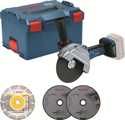 Produktbild von Bosch GWS 18V-180P PROFESSIONAL Winkelschleifer 18 cm 7000 RPM 1500 W 2,8 kg (06019H6L02)