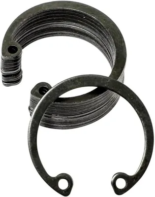 Productafbeelding van Borgringen Set - Veerringen C-clips - Asbevestiging Fixeren - Roestbestendig Staal - 20 mm Binnendiameter - Metaal